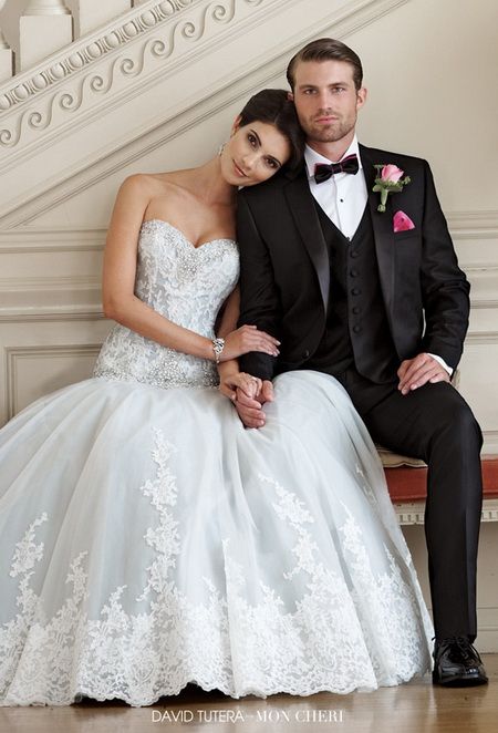 David Tutera for Mon Cheri 2015春季婚纱大片